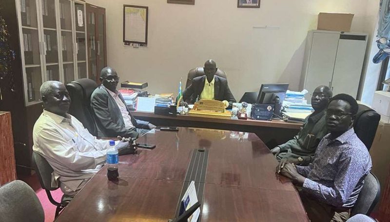 Undersecretary meeting with upper nile leaders